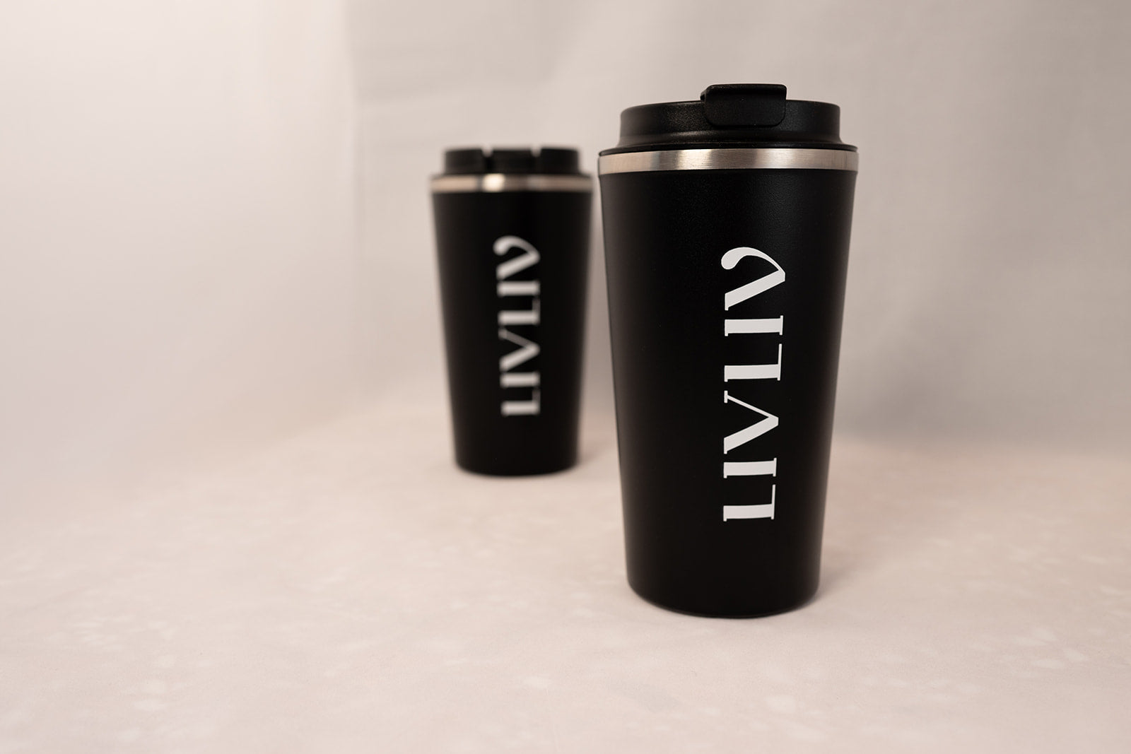 Duo LIVLIV thermos zwart